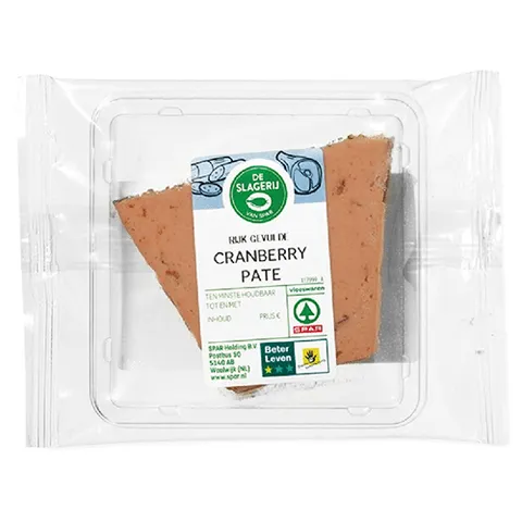 Spar cranberry pate 75 gram