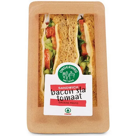 Spar sandwich bacon, sla en tomaat