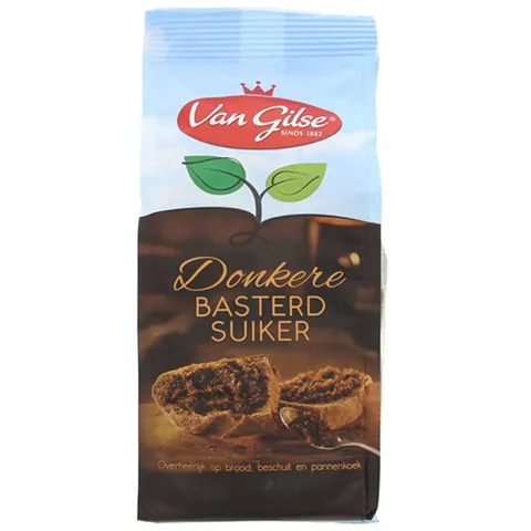 Van Gilse basterdsuiker donker 600 gram