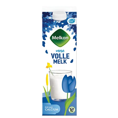 Melkan melk vol 1 liter