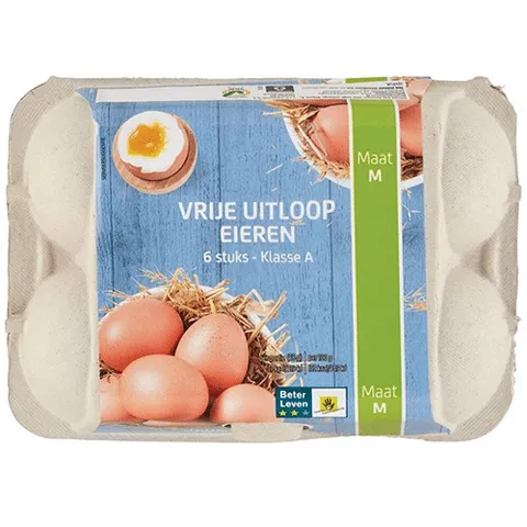 Spar vrije uitloop ei M 6 stuks