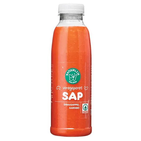 Spar sinaasappel-aardbeisap 500ml