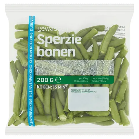 Lekker-Makkelijk sperziebonen 200 gram