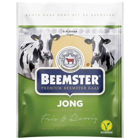 Beemster jonge kaas plakken 150 gram