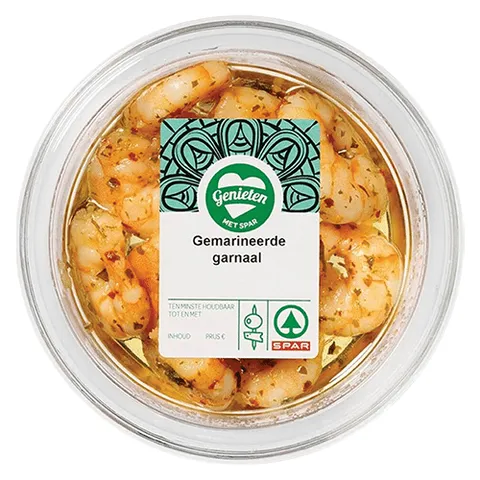 Spar gemarineerde garnaal 80 gram