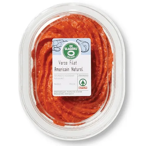 Spar filet americain naturel 150 gram