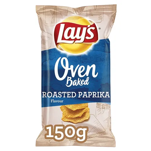 Lay's oven baked roasted paprika 150 gram