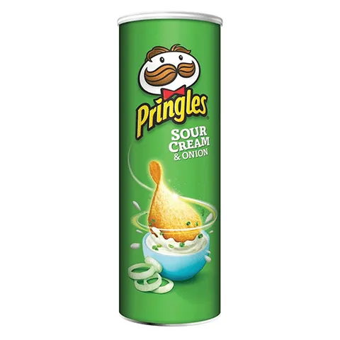 Pringles chips sour cream onion 165 gram