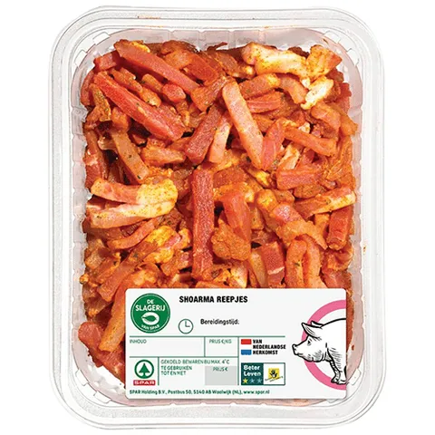 Spar shoarmareepjes 500 gram