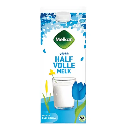 Melkan melk halfvol 1 liter