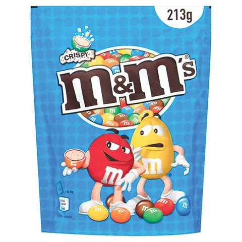 M&M's crispy 213 gram