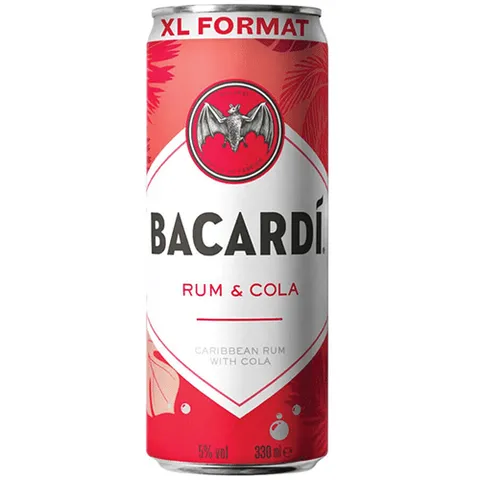 Bacardi carta blanca cola 330ml