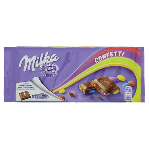 Milka tablet confetti 100 gram