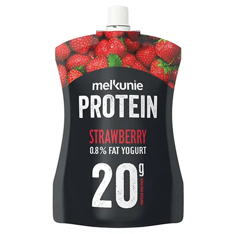 Melkunie protein yoghurt aardbei 200ml