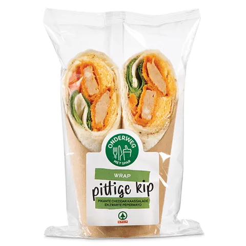 Spar wrap spicy chicken