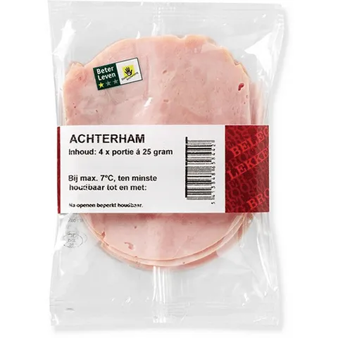 Spar slagers achterham 125 gram