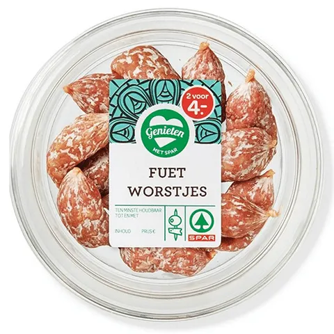 Spar fuet worstje 70 gram