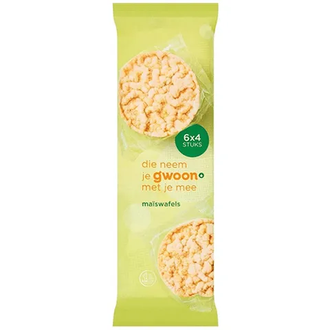 Gwoon maiswafel portie 150 gram