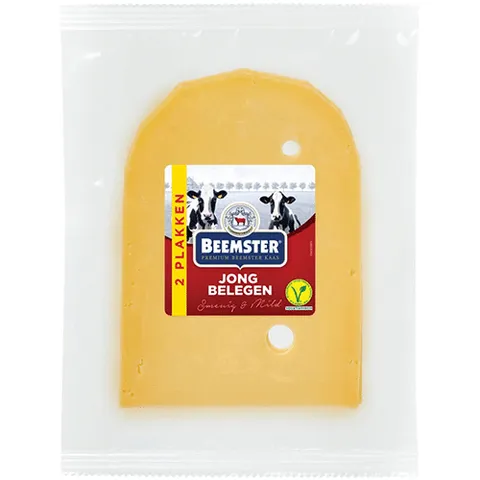 Beemster jong belegen 2 plakken 40 gram