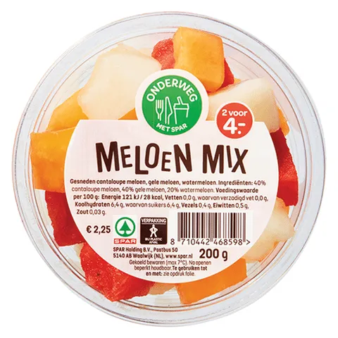 Spar meloen medley 200 gram
