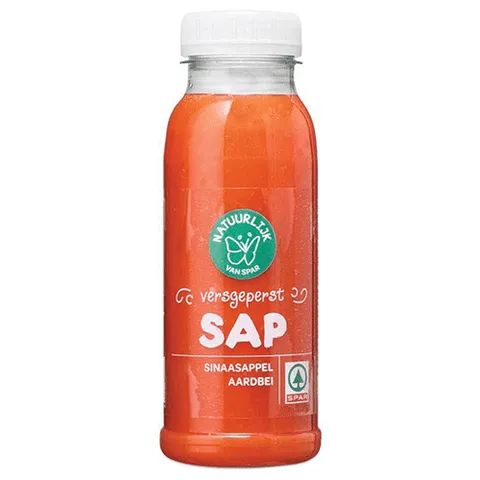 Spar sinaasappel-aardbeisap 250ml
