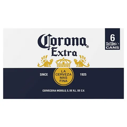 Corona extra blik 6x330ml