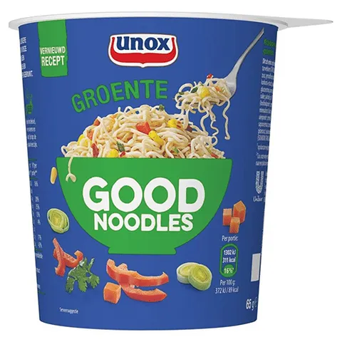 Unox good noodles cup groente 65 gram