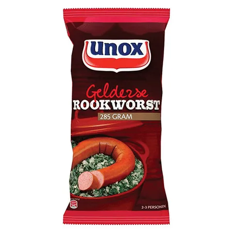 Unox Gelderse rookworst 285 gram