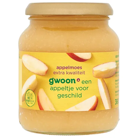 Gwoon appelmoes extra 360 gram