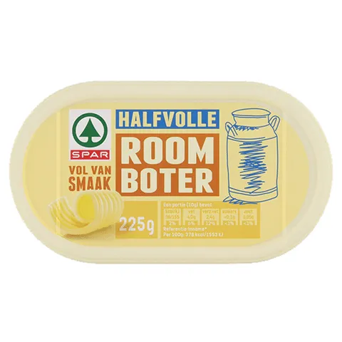 Spar roomboter 225 gram