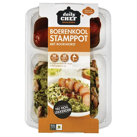 Daily Chef boerenkool met rookworst 500 gram