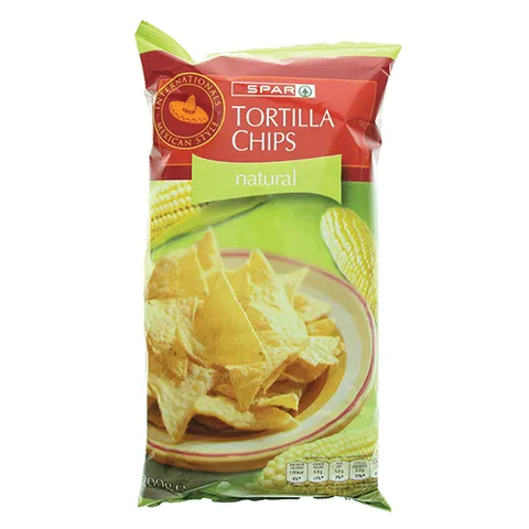 Spar tortilla chips naturel 200 gram