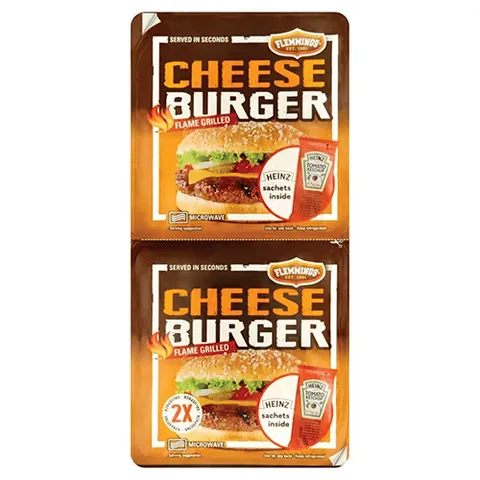 Flemmings cheeseburger Heinz