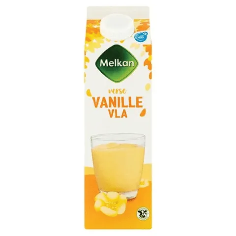 Melkan vanille vla 1 liter