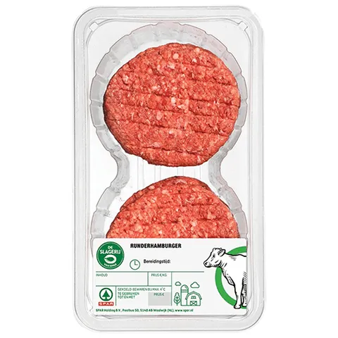 Spar runderhamburger 400 gram