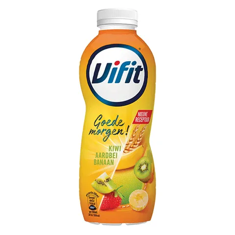 Vifit goedemorgen drink aardbei kiwi banaan 400ml