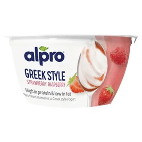 Alpro go on aardbei framboos 150 gram