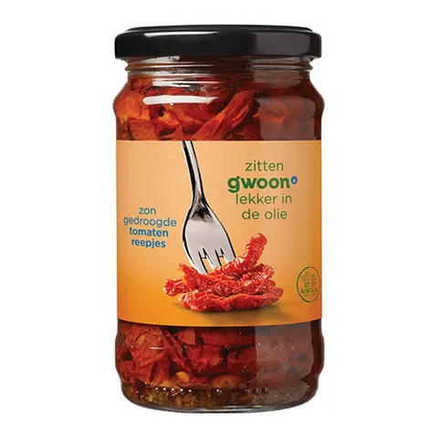 Gwoon reepjes zongedroogde tomaat 280 gram