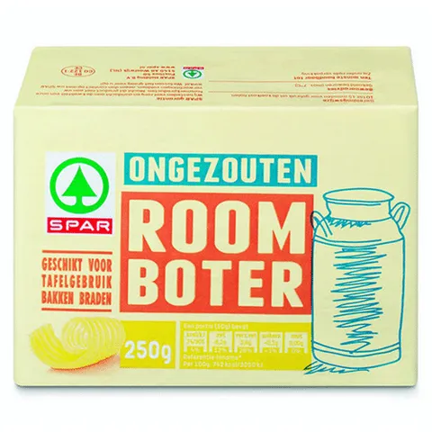Spar roomboter goud 250 gram