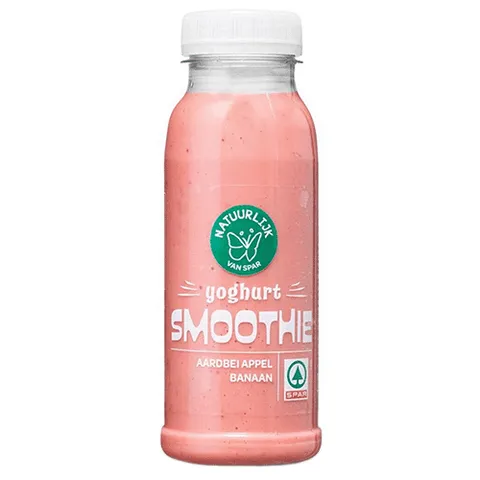 Spar smoothie yoghurt-aardbei 250ml