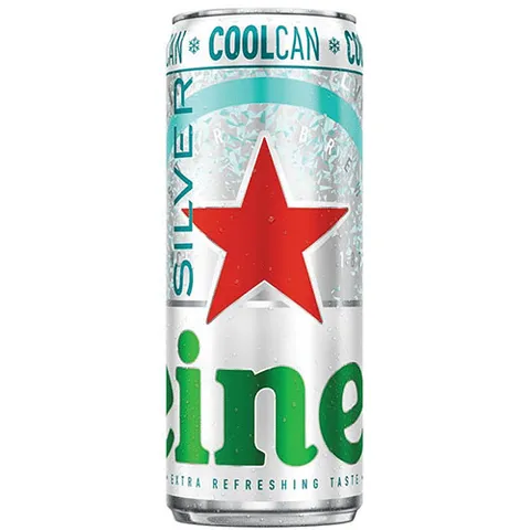 Heineken silver blik cool 330 ml