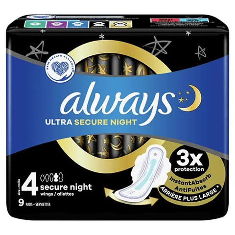 Maandverband ultra secure 9 stuks