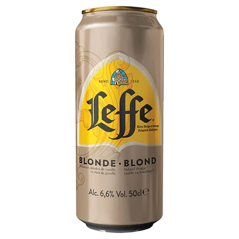 Leffe blond blik 500 ml