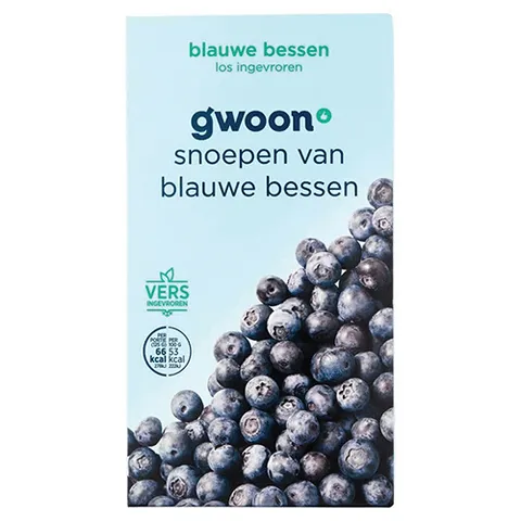 Gwoon blauwe bessen 250 gram