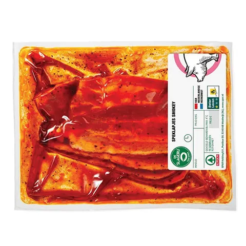 Speklapjes smokey 4 stuks 300 gram