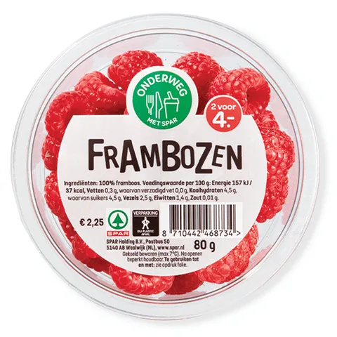 Spar frambozen 80 gram