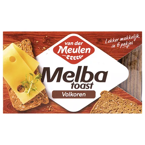 Melba toast volkoren 100 gram