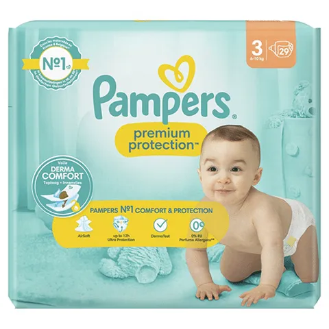 Pampers premium protect mt3 29 stuks