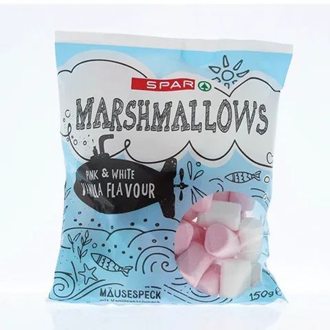Marshmallows vanilla strawberry 150 gram