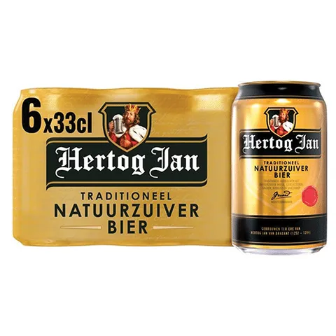 Hertog jan pils blik 6x330ml cool 1 liter